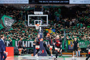 LKL rungtynėse Kaune susitiko Kauno „Žalgiris“ ir Vilniaus „Rytas“ / E. Ovčarenko/BNS nuotr.