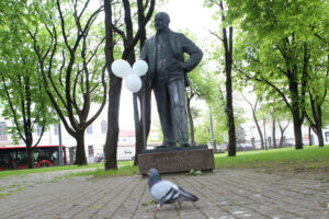 A. Stulginskio skulptūra / M. Patašiaus nuotr.