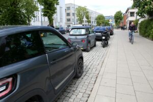 AM kategorijos vairuotųjų Kaune surengta akcija / M. Patašiaus nuotr.