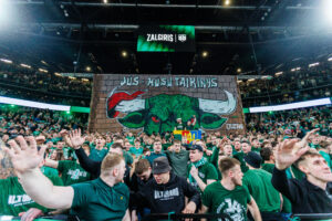 LKL rungtynėse Kaune susitiko Kauno „Žalgiris“ ir Vilniaus „Rytas“ / E. Ovčarenko/BNS nuotr.