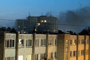 Gaisras „Kauno švaroje&quot; / Kas vyksta Kaune skaitytojų nuotr.