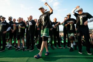 „Žalgirio“ susitikimas su fanais / zalgiris.lt nuotr.