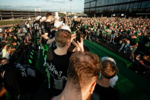 „Žalgirio“ susitikimas su fanais / zalgiris.lt nuotr.