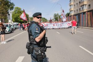 „Žalgirio“ ir „Ryto“ fanai / R. Tenio nuotr.