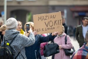 Mitingas prieš NT mokestį / J. Kalinsko, ELTOS nuotr.