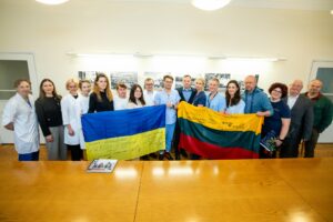 Iš misijos Ukrainoje grįžo Kauno medikai / Kauno klinikų nuotr.