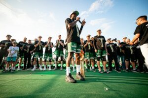 „Žalgirio“ susitikimas su fanais / zalgiris.lt nuotr.