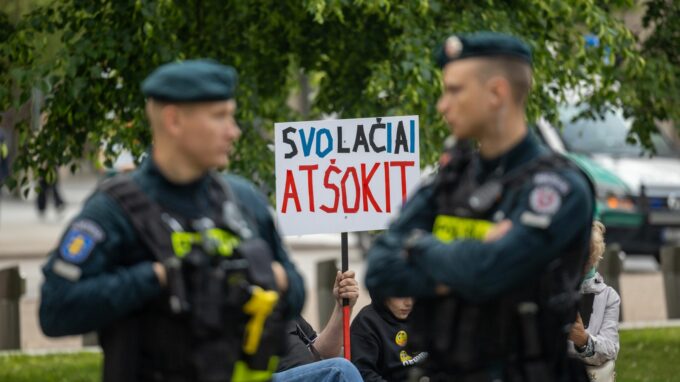 Mitingas prieš NT mokestį / J. Kalinsko, ELTOS nuotr.