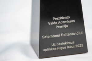 V. Adamkaus premija įteikta gamtininkui S. Paltanavičiui / J. Petronio nuotr.