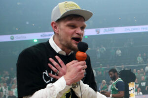 T. Sabonis ir V. Mačiulis - pergalės šėlsmas / M. Patašiaus nuotr.