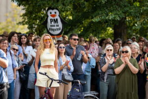 Prie Seimo – protestas prieš premjerą / R. Riabovo / BNS nuotr.