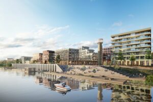 „Nemunaičių“ kvartalo architektūrinė vizija / „SBA Urban“ nuotr.