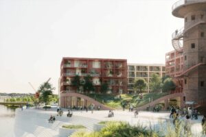 „Nemunaičių“ kvartalo architektūrinė vizija / „SBA Urban“ nuotr.