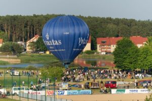 Karšto oro balionų čempionatas Birštone / Organizatorių nuotr.