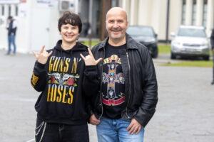 Į „Guns N&#039; Roses“ koncertą plūsta gerbėjai / T. Biliūno / BNS nuotr.