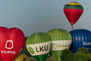 Karšto oro balionų čempionatas Birštone / Organizatorių nuotr.