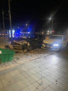 Avarija Birštono gatvėje / K. Murausko nuotr.