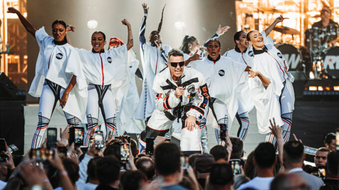 Robbie Williams koncertas Kaune / R. Snarskio nuotr.