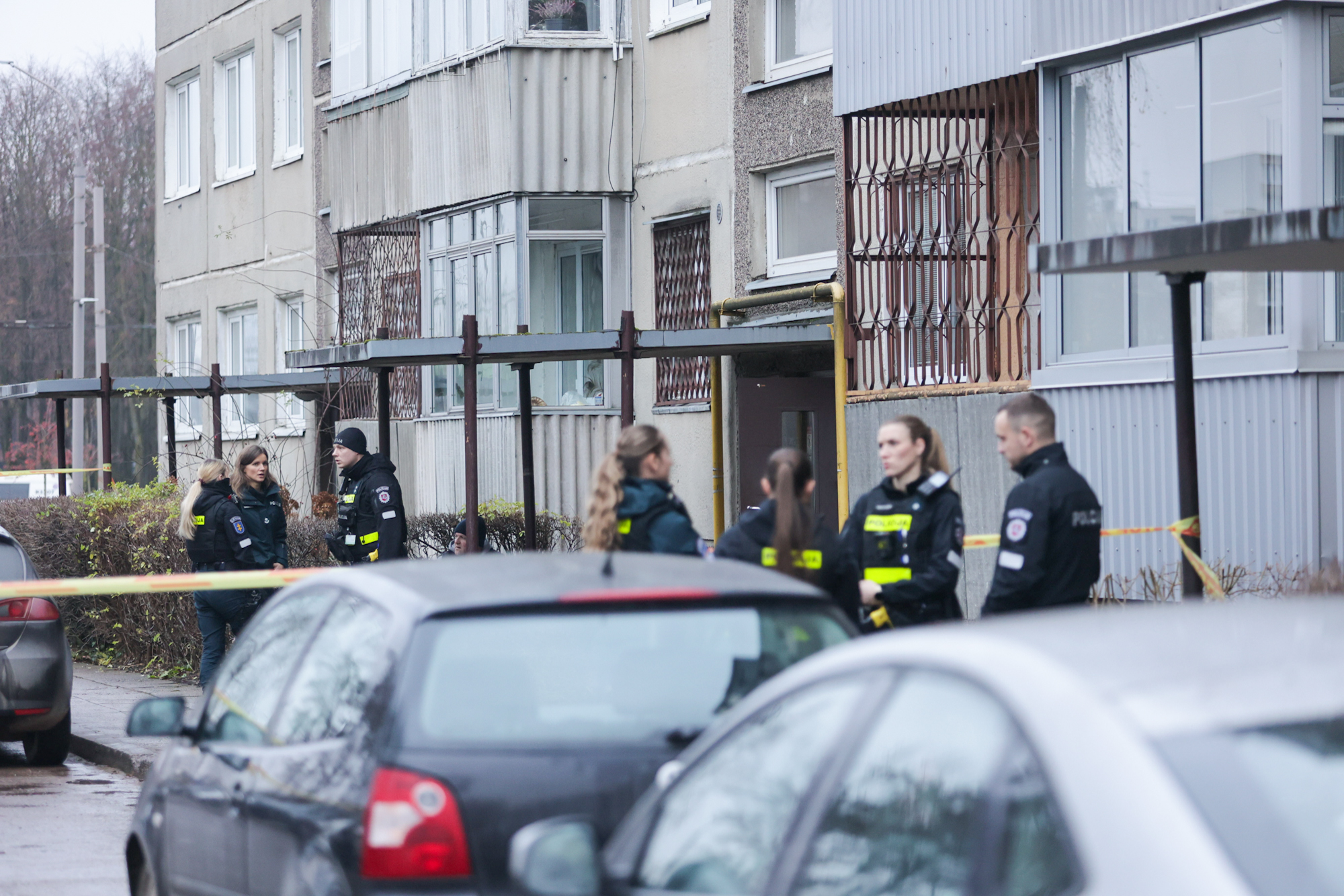 Įvykis V. Krėvės pr. / R. Tenio nuotr.